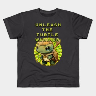 Unleash The Turtle Warrior Kids T-Shirt